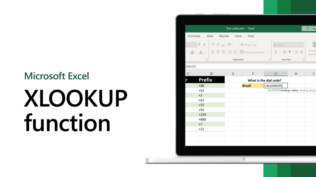 Excel 2021 XLOOKUP